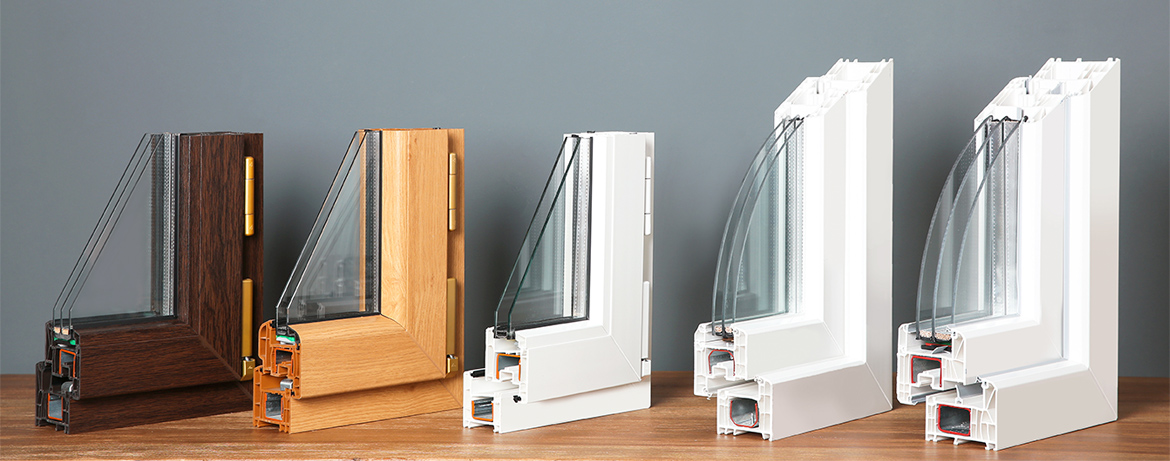 Kunststofffenster in verschiedenen Größen